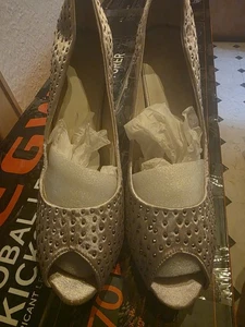 Damen High Hills mit Strass Gr. 41 - Bild 1 von 4