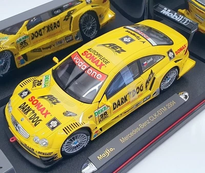 Maisto 1/18 Scale 38112 - Mercedes Benz CLK DTM 2004 #20 - Yellow - Image 1 of 4