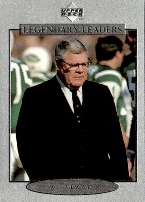 1997 Upper Deck Legends Weeb Ewbank 171 New York Jets - Image 1 of 2