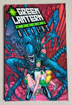 Quadrinhos Dark Horse Green Lantern Versus Aliens TP - (2001) - Primeira impressão OOP!! - Imagem 1 de 2