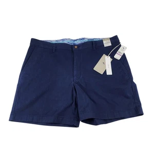 Tommy Bahama Shorts Herren 38 blau Boracay vorne flach 6 Zoll Chino Stretch Freizeit - Bild 1 von 6