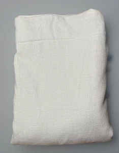 Verdunkelungsvorhang Chenille nur 1 Stoffbahn Schwelle cremefarben 50”x84” gebraucht - Bild 1 von 5