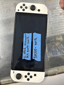 Nintendo Switch OLED 64gb Console Only (tested & Working) Mint Screen 4895 - Picture 1 of 8