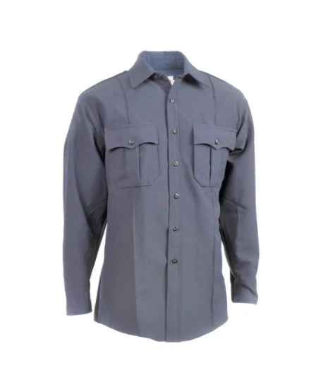 ELBECO DUTYMAXX ПОЛИ/ВИСКОЗА МУЖСКОЙ XL 17,5 ДЛИННЫМ РУКАВОМ 32 ФРАНЦУЗСКИЙ СИНИЙ - Изображение 1 из 1