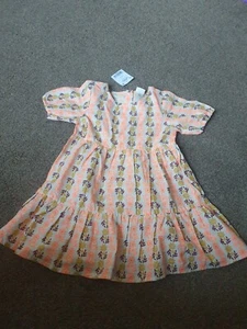Girl's Next Cotton Short Sleeve Tiered Dress Cotton Autumnal Age 1.5 - 2 Years - Bild 1 von 2