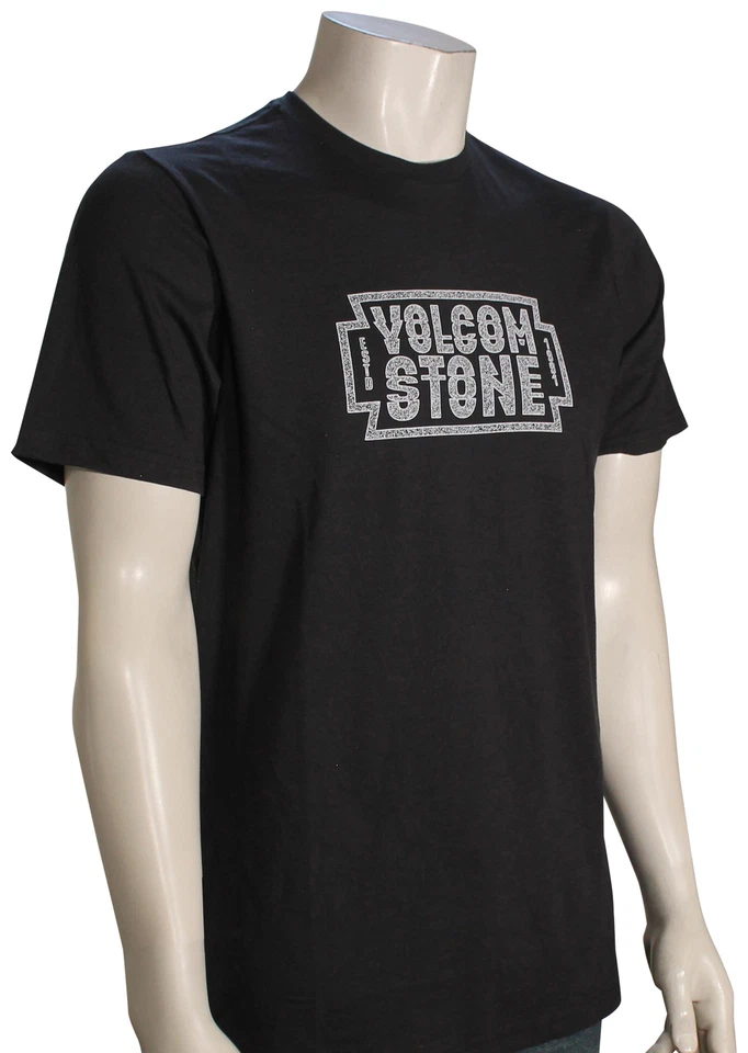 Volcom Razors Edge SS T-Shirt - Washed Black Heather - New - Image 1 of 1