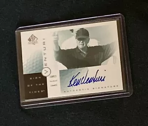 KEN VENTURI SIGNATURE ... 2001 SP AUTHENTIC ... Sign of the Times ... # KV - Picture 1 of 2