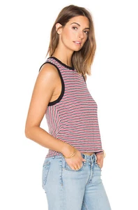 Rag & Bone Women's Size XS / 0 Racerback Sleeveless Tank Top Striped Cotton $88 - Picture 1 of 7