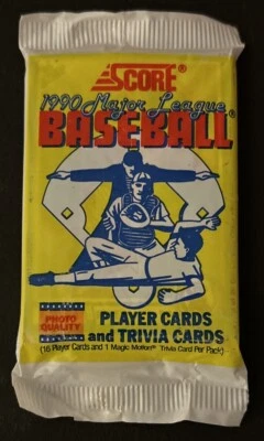 1990 Score Pack Bryan Harvey Angels (Top) Mike Hartley Dodgers Rookie RC (Back) - Image 1 of 2