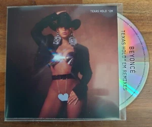 BEYONCE - TEXAS HOLD ‘EM "NEW REMIXES" 4 MIX SONY MUSIC CD PROMO - BRAND NEW - Picture 1 of 1
