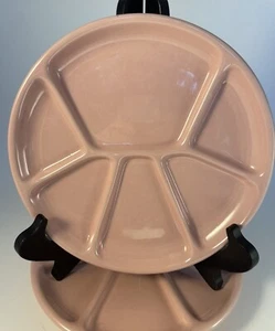 Williams Sonoma Varages France Set di 2 piatti per fonduta antipasto rosa. 8,5" D - Foto 1 di 3