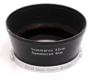 Campana para lentes Leica Leitz para lentes Summaron 3,5 cm y Summicron 5 cm/Alemania - Imagen 1 de 6