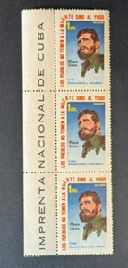 1961 Original 3 Postage Label Bay of Pigs Invasion Fidel Castro Cuba Playa Giron - Picture 1 of 18