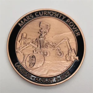 Mars Exploration Curiosity Rover Landing Commemorative Coin Collectible Gift - Picture 1 of 3