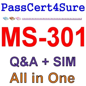 Best Exam Practice Material MS-301 exam Q&A+SIM - Picture 1 of 1