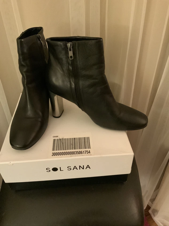 Botín Sol Sana CUERO NEGRO Talla 41 US10 Foto 1 de 4