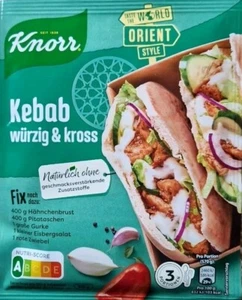 5x Knorr Fix Kebab würzig & kross für 15 Personen MHD: 04/2026 - Bild 1 von 1