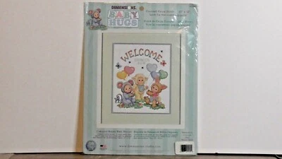 Dimensions Baby Hugs Counted Cross Stitch Costumed Babies Birth Record - Image 1 of 4