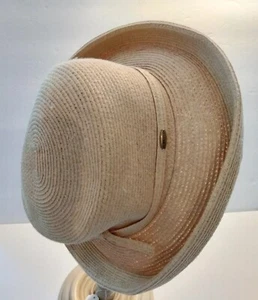 Womans Straw Hat by Karen Keith 100% Vegetable Fiber One Size Fits All - Picture 1 of 13