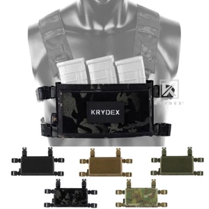 KRYDEX Front Placard Holder MK3 Chassis Holder Pouch for Chest Rig Plate Carrier - Picture 1 of 13