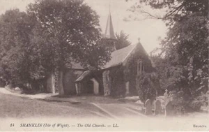 (au13) Postal Shanklin The Old Church Selecta Levy LL - Isla de Wight - Imagen 1 de 2