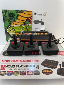 Atari Flashback 4 CONSOLE+CABLES+3 WIRELESS CONTROLLERS Poster
