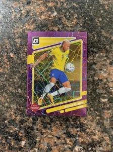 2021-22 Panini Donruss Road to Qatar Optik lila Geschwindigkeit Richarlison #d 60/99 - Bild 1 von 4