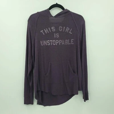 Sudadera con Capucha This Girl Is Imparable para Mujer XL Semi Transparente Ropa Activa Correr Gimnasio Foto 1 de 4