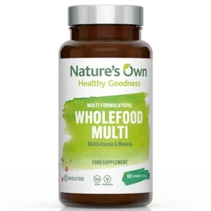 Nature's Own Wholefood Multi 60 Vegan Capsules - Picture 1 of 2