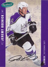 05-06 Parkhurst Jeremy Roenick /100 Facsimile Autograph LA Kings 2005