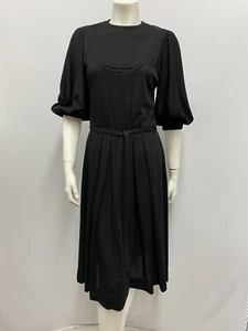 Vintage Nipon Boutique Kleid mit Gürtel schwarz fabelhaft klassischer Stil Größe 4 - Bild 1 von 7