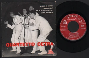7" QUARTETTO CETRA UN DISCO DEI PLATTERS +3 EP 0607 1957 LUTTAZZI KRAMER GARINEI - Picture 1 of 1
