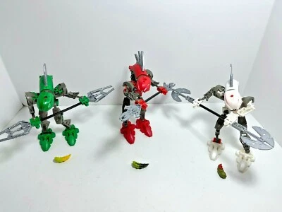 LEGO Bionicle Rahkshi LOT:  Kurahk 8588 + Lerahk 8589 + Turahk 8592. - Image 1 of 4