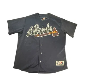 Vintage Atlanta Braves Jersey Mens 2XL Jason Heyward Majestic Baseball #22 - Picture 1 of 8