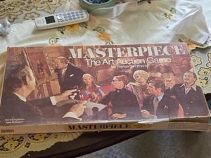 MASTERPIECE 1970 The Art Auction Vintage Board Game 100% Complete - Picture 1 of 4
