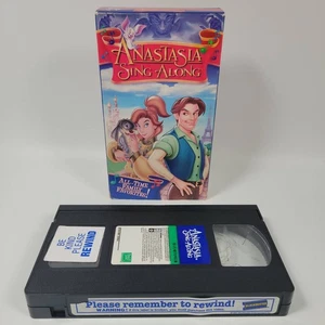 VTG Anastasia Sing Along FernGully Littlest Rebel VHS Video Tape Fox 1997 - Picture 1 of 7