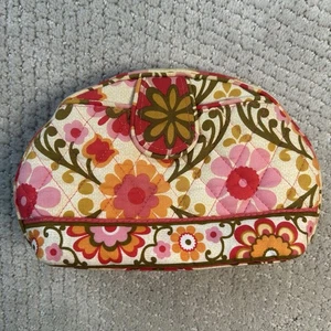Retired Vera Bradley Metropolitan Folkloric Cosmetic Travel Bag - Picture 1 of 12