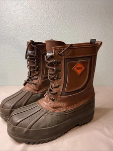 VINTAGE Red Wing Shoes WORX WORK SNOW BOOTS WINTER RAIN MENS SIZE 7 RARE - Picture 1 of 11