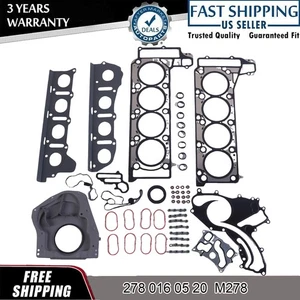M278 Engine Head Gasket Seals Kit For Mercedes-Benz E500 E550 S550 CLS550 4.7 V8 - Foto 1 di 15