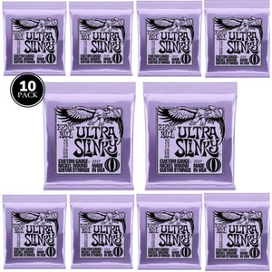 Ernie Ball Ultra Slinky 2227 nickelgewickelte 10-48 E-Gitarrensaiten 10 Sätze - Bild 1 von 7