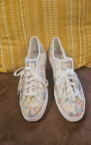 Keds X Rifle Paper Co. Triple Kick Mesh Margaux Schnürschuhe - Größe 8,5 - Bild 1 von 4