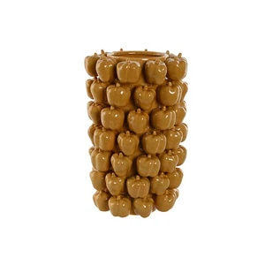 Vase Home ESPRIT Yellow Mustard Ceramic Stoneware Tropical 25 x 25 x 38 cm - Imagen 1 de 3