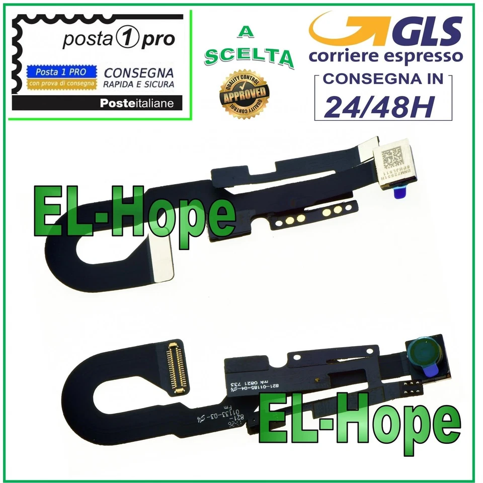 FLAT SENSORE PROSSIMITA' FOTOCAMERA FRONTALE PER APPLE IPHONE 8 MICROFONO FLEX