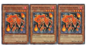 Yugioh - 3x Flammengeist Ignis - Rare - Unlimited - LODT-DE087 - Lichtspiel - Bild 1 von 1