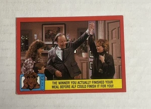 1988 Topps, Alf Trading Card - #80, Il vincitore! ... - Foto 1 di 2
