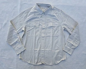 Madewell perfektes Langarmhemd für Herren in Fensterscheibe beige Größe Large neu mit Etikett - Bild 1 von 10