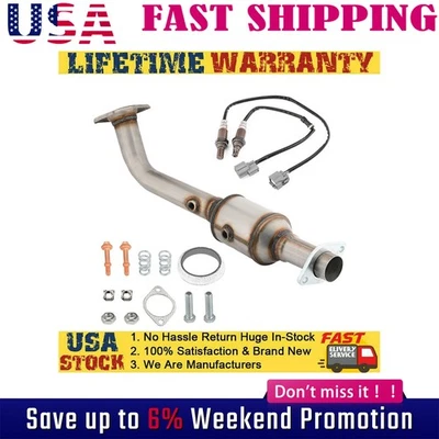 NUEVO CONVERTIDOR CAT CON SENSORES DE O2 APTO para HONDA ELEMENT 2.4L Repuesto Foto 1 de 4