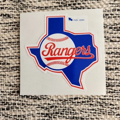 Texas Rangers sticker Logo MLB weatherproof laptop bumper vinyl decal - Image 1 of 4