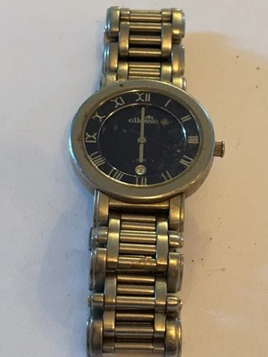 Ellesse - ретро круглый серебряный и синий наручные часы - непроверенный - Изображение 1 из 4