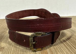 Etienne Aigner Ledergürtel 27,5-29" schmal Ochsenblutrot Vintage - Bild 1 von 14